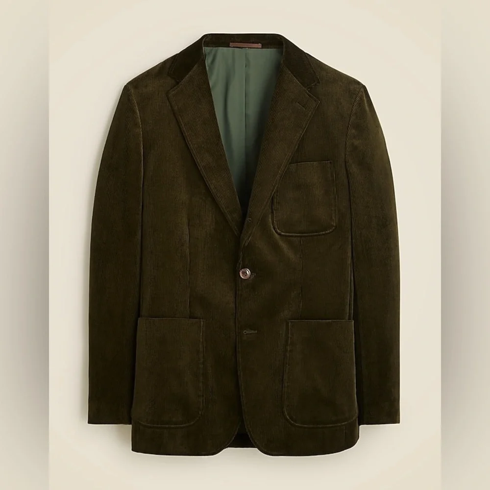 J Crew Crosby Classic-fit blazer in English cotton corduroy BZ628